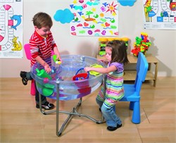 Центр воды и песка игровой. Прозрачный, d=75 см., высота 58 см.(круглый) 66050
