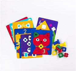 Карточки EDX Education 50169; гайки и болтики показаны в примере задания и приобретаются отдельно