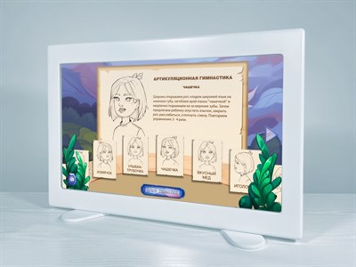 Умное зеркало Логопеда «Зазеркалье» со встроенным ПК и сенсорным экраном - фото 2049006
