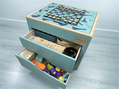 Комплект психолога «Инклюзивный куб АЛМА» для работы с детьми с РАС - фото 2049114