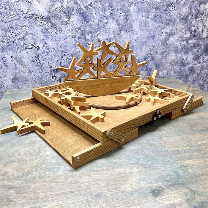 Настольная игра из дерева Акробаты в коробке М 1899494 - фото 7619258