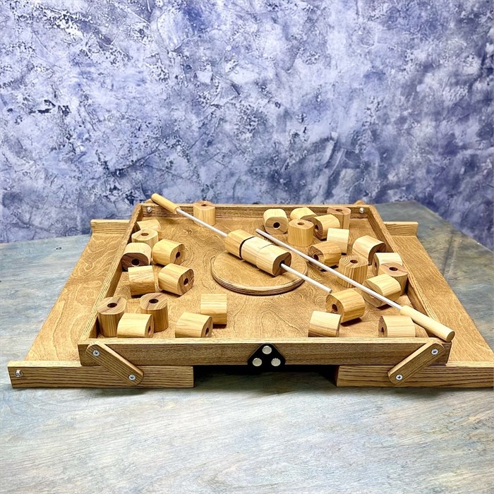 Настольная игра из дерева Башня из колец Форт Боярд M 1900040 - фото 7622515