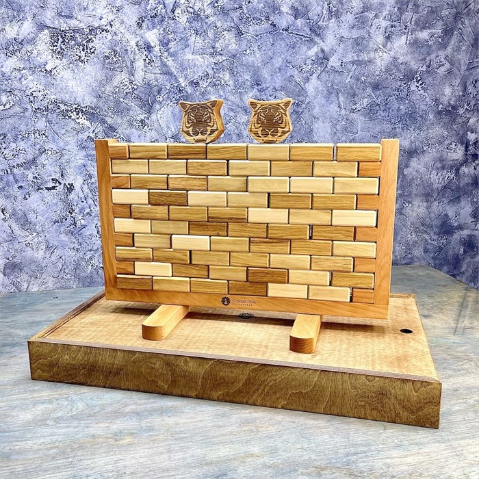 Настольная игра из дерева Кирпичики M 1900050 - фото 7622596