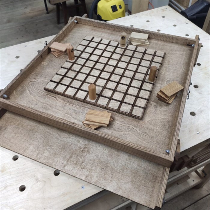Настольная игра из дерева Коридор M фанера 1900054 - фото 7622623