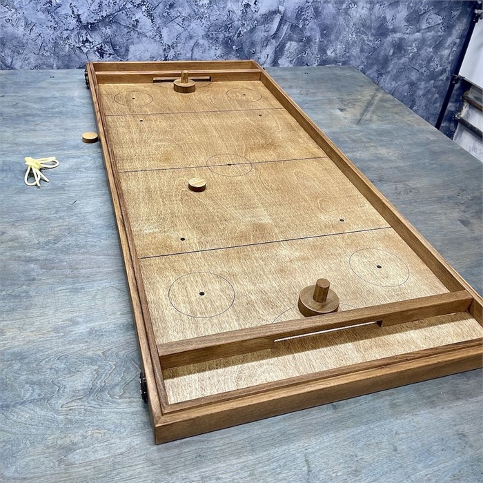 Настольная игра из дерева Аэрохоккей L 1900081 - фото 7622835