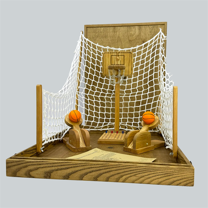 Настольная игра из дерева Баскетбол L 1900084 - фото 7622857