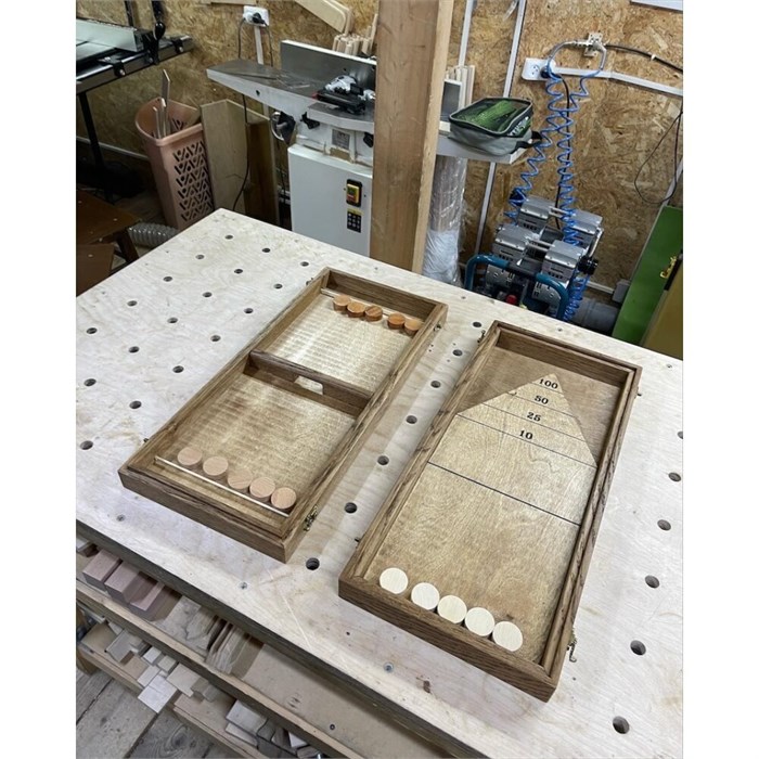 Настольная игра из дерева Вышибалы и Бермудский треугольник M 2 в 1 1902263 - фото 7637067