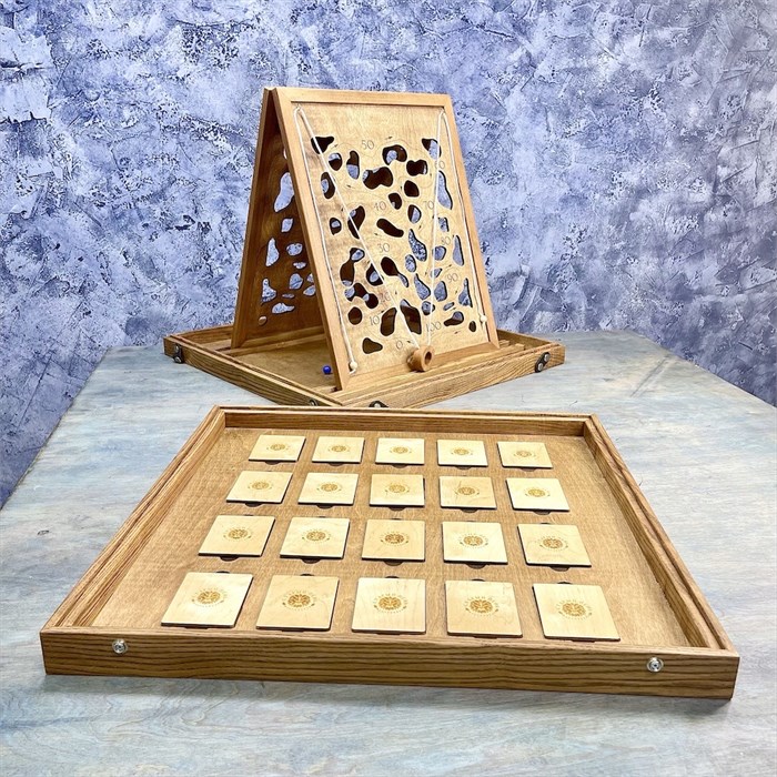 Настольная игра из дерева Мемори и Рошфор 2 в 1 1902266 - фото 7637093