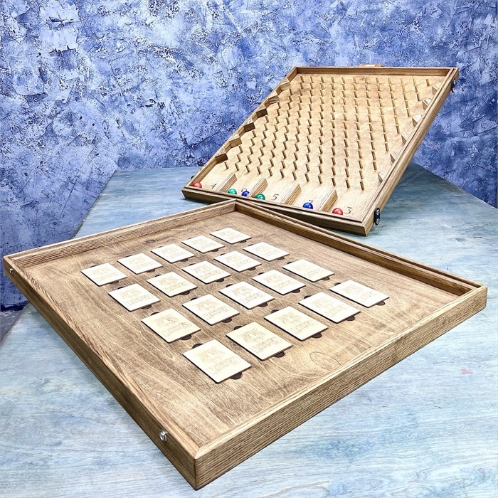 Настольная игра из дерева Плинко и Мемори L 2 в 1 1902267 - фото 7637100
