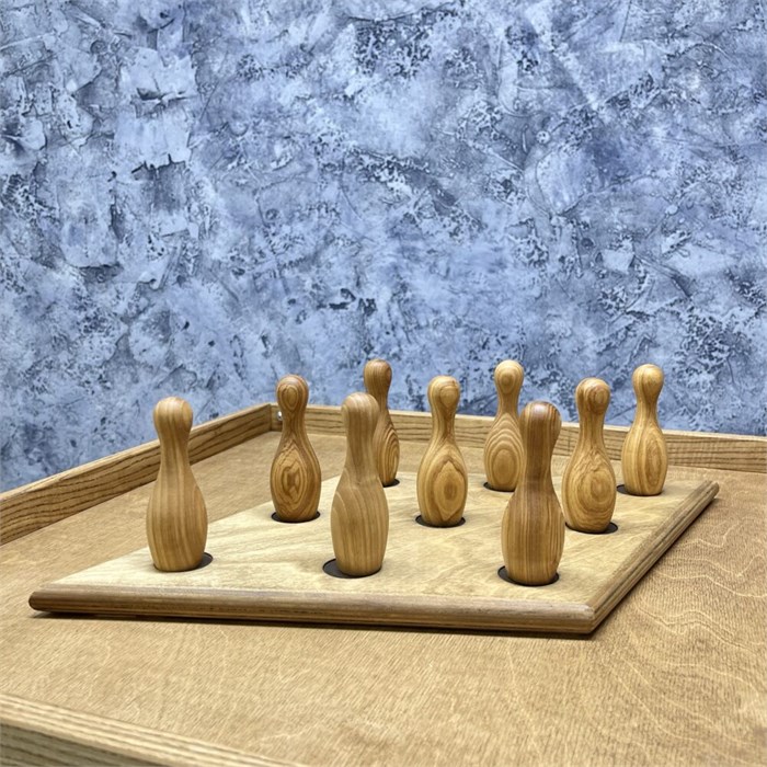 Настольная игра из дерева Мини-боулинг Премиум M 1902794 - фото 7640435