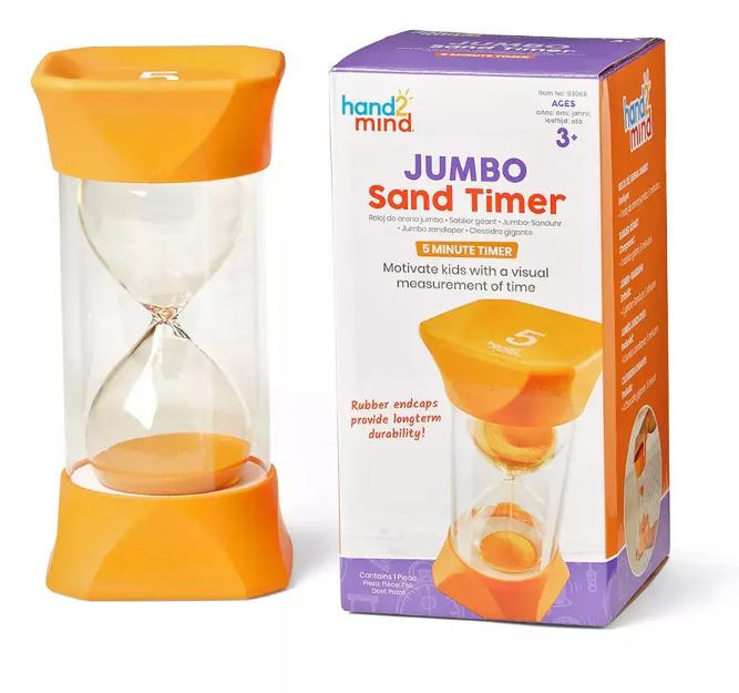 Развивающая игрушка Jumbo Sand Timers, 5-Minutes 93068 - фото 7855279