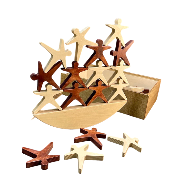 Настольная игра из дерева Акробаты в коробке № 3 S 1899482