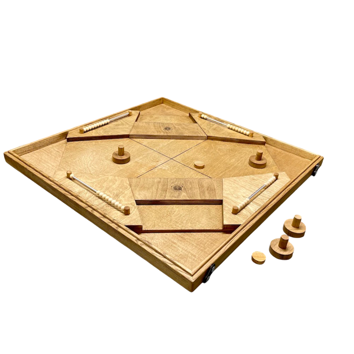 Настольная игра из дерева Аэрохоккей на 4-х L 1900082