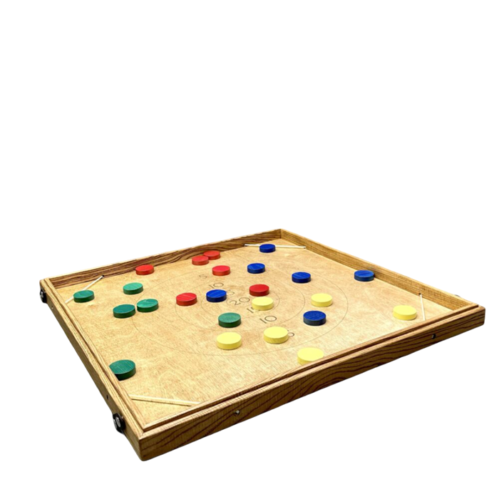 Настольная игра из дерева Стрельба по мишени на 4-х игроков L 1900106