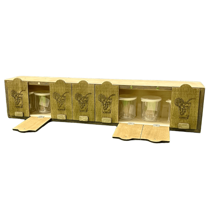 Ящик с дверцами под стаканы 1902799