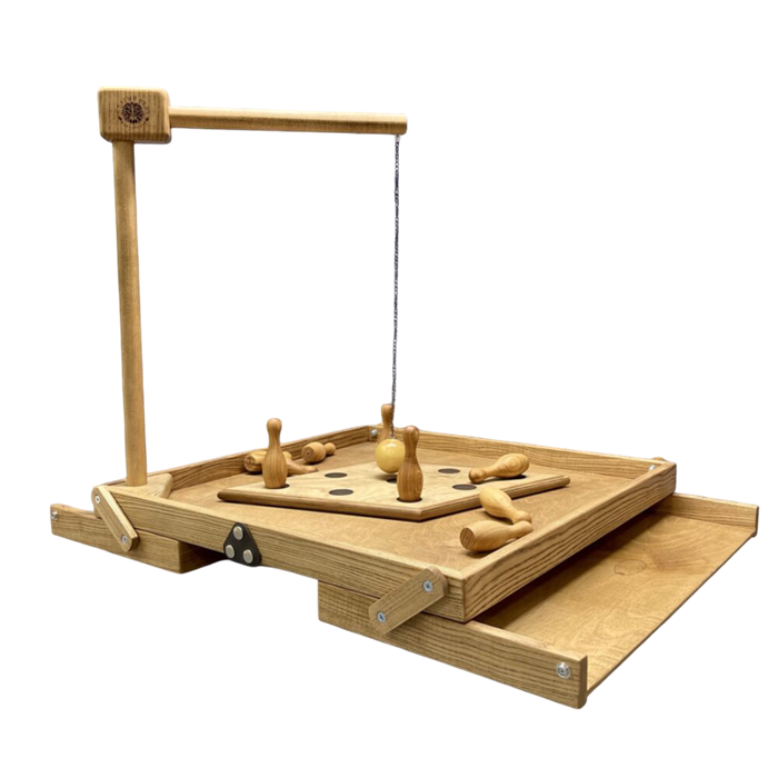 Настольная игра из дерева Мини-боулинг Премиум M 1902794