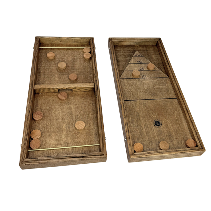 Настольная игра из дерева Вышибалы и Бермудский треугольник M 2 в 1 1902263