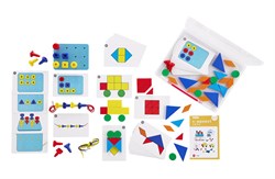 Набор "Ранняя Математика 101: Фигуры и задачи" 1-й уровень (3-4 года) 38111C