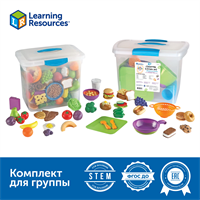Игровой набор продуктов и посуды в детском саду (комплект для группы)