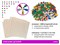 Мозаика Peg Board. Набор (1000 деталей, 5 цветов, 5 досок) 39470