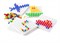 Мозаика Peg Board. Набор (1000 деталей, 5 цветов, 5 досок) 39470