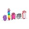 Игровые фигурки Numberblocks от 6 до 10 HM95357-UK