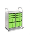 Мобильный стеллаж M с 8 контейнерами SS008M