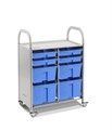 Мобильный стеллаж M с 8 контейнерами SS008M