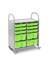 Мобильный стеллаж M с 10 контейнерами SS010M