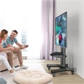 ONKRON TS1551R (ROTO) стойка с кронштейном 40"-75",с вращением портрет/альбом, чёрная 03654