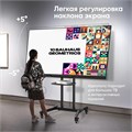 ONKRON стойка для телевизора с кронштейном 50"-90", мобильная, чёрная TS1891, макс нагрузка 100 кг. 03653