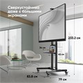 ONKRON стойка для телевизора с кронштейном 50"-90", мобильная, чёрная TS1891, макс нагрузка 100 кг. 03653