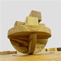Настольная игра из дерева Балансирующая Полусфера Премиум M 1902787