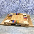 Настольная игра из дерева Цветные кубики Премиум М 1902795 - фото 7640440