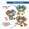 Развивающая игрушка Мы растем "Сытный завтрак, Вкусный обед, Полезный ужин" (серия New Sprouts, комплект для группы, 52 элементов) LER9733