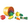 Развивающая игрушка «Овощи в ведерке» (серия New Sprouts, 10 элементов) LER9721 - фото 7820913