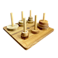 Настольная игра из дерева Ханойские башни XS 1899471